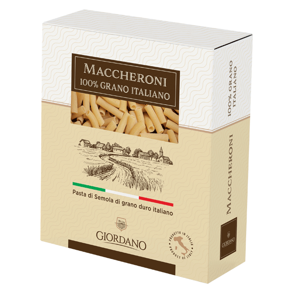 Maccheroni da semola di grano duro 100% italiano | Giordano Vini